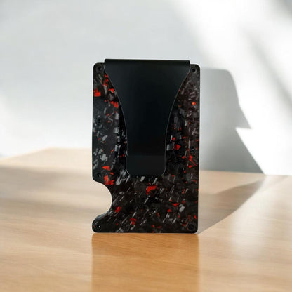 Forged Carbon Wallet (Red)